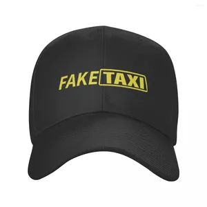 Casquettes de baseball classique faux taxi casquette de baseball pour hommes femmes personnalisé réglable adulte papa chapeau été printemps snapback camionneur chapeaux