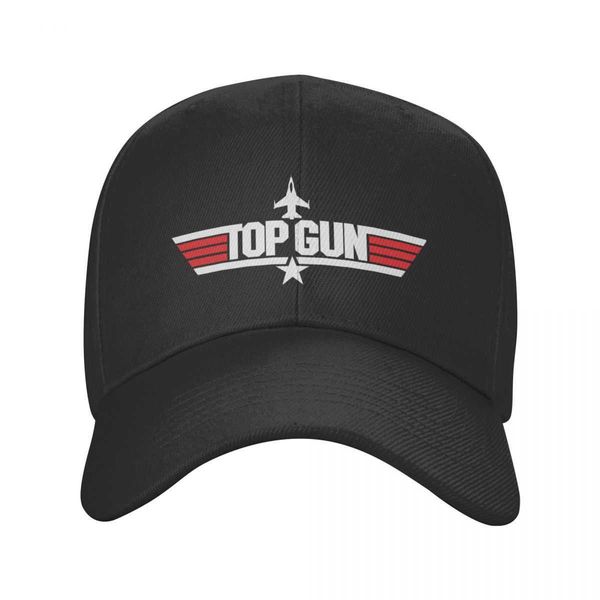 Casquettes de baseball Classique Maverick Film Top Gun Casquette de baseball Adulte Unisexe Réglable Papa Chapeau pour Hommes Femmes Hip HopHKD230625