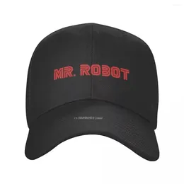 Ball Caps Classic Mr Robot Logo Baseball Cap pour les hommes Femmes Personnalisés Adultable Adult Fsociety Hacker papa Hap Hip Hop Snapback