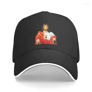Ball Caps Klassieke Heilig Hart van Jezus Baseball Cap Voor Mannen Vrouwen Op maat verstelbare Unisex Christelijk Katholieke God Papa Hoed Lente