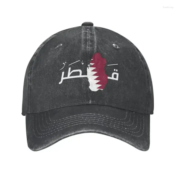 Ball Caps classiques Unisexe Coton Qatar en épingle arabe Baseball CAP ADULLABLE ADULLABLE PAPA ALIMENTABLE POUR MEN SPORTS FEMMES