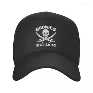Ball Caps classiques Unisex Goonies Baseball Cap adulte Gothic Skull Ajustement Ajustement papa Femmes Homme Hip Hop Snapback Hats