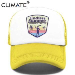 Ball Caps Climate Cool Summer Surfing Trucker C Hat Back Seaside Surfer CS SandBeach Molidi Mesh C HIPHOP CHAPEL