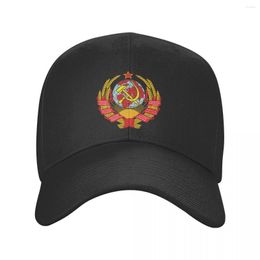 Casquettes de baseball blason Union soviétique casquette de Baseball femmes hommes réglable CCCP russie papa chapeau sport Snapback chapeaux d'été