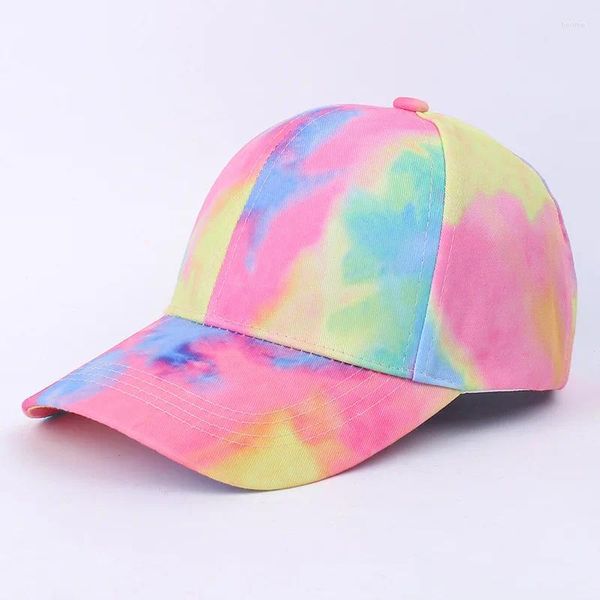 Casquettes de baseball Confortable Tie-Dye Baseball pour hommes et femmes Graffiti Outdoor Sunshade Cap Sunblock Hat
