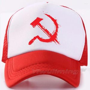 Ball Caps Communisme Cap Casual Plain Baseball Basage ajusté Snapback Hats pour garçons Girl Hip Hop Trucker Streetwear Dad Hat
