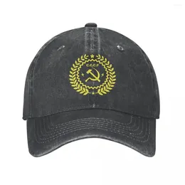 Ball Caps Symbole du communisme CCCP CAP SPRING ÉTÉ ADULTANT UNISE BASEALL Classique Russie Armée militaire Sunhat Wash Casquette extérieure
