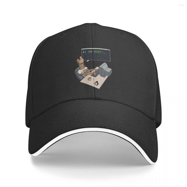 Casquettes de baseball programmeur informatique I Am Root Dad Hats Pure Color Women's Hat Coupe-vent Baseball Peaked Cap