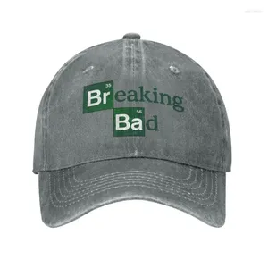 Casquettes de baseball Cool Cotton Break Bad Casquette de baseball Femmes Hommes Personnalisé Réglable Unisexe Papa Chapeau En Plein Air