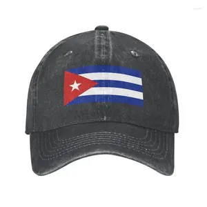 Ball Caps Cool Cotton Flag de Cuba Baseball Cap Men Femmes Personnalisés Réglable Unisexe Papa Spring