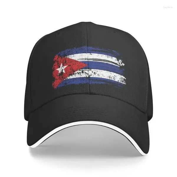 Casquettes de baseball Cool Cuba Drapeau Casquette de baseball Hommes Femmes Personnalisé Réglable Adulte Cubain Patriotique Fierté Fier Papa Chapeau En Plein Air Hip Hop