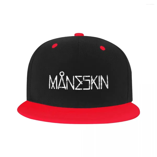 Gorras de bola Cool Maneskin Italia Band Roll Hip Hop Cap al aire libre Flat Skateboard Snapback Papá Sombrero