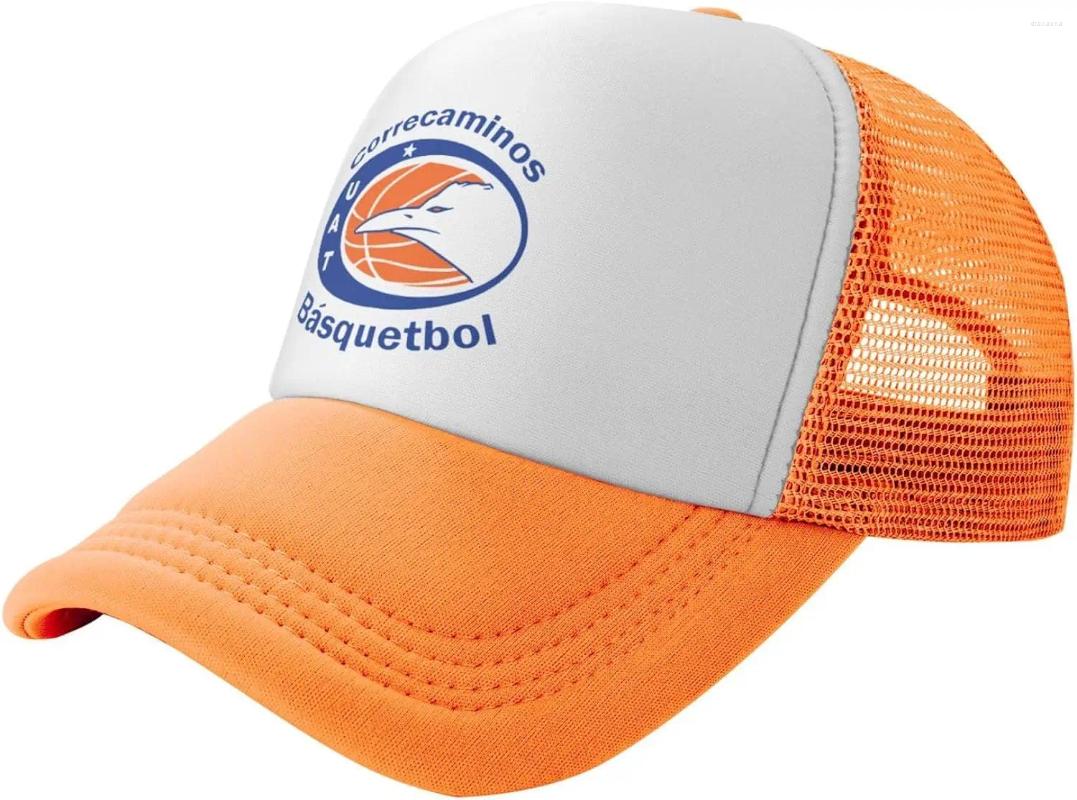 Boll Caps Correcaminos-uat-basketball unisex vuxen mesh baseball cap trucker hatt pappa svart