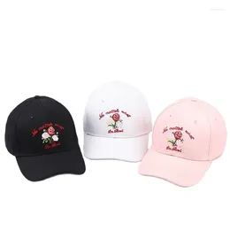 Ball Caps Cotton Flowers Baseball for Men Women Snapback Hat Embroidery Casual Casquette Dad Hip Hop