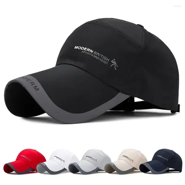 Gorras de bola Sombreros para el sol de algodón Transpirable Secado rápido Sombrero de protección solar ajustable Protección UV Hombres