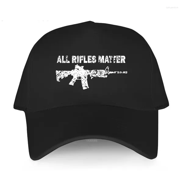 Gorras de bola Algodón Unisex Gorra de béisbol ajustable OS Down Lime - Todos los rifles Matter Black AR-15 Pistola táctica Verano Moda Marca Sombrero