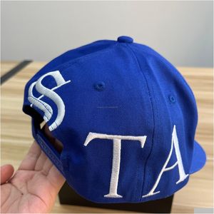 Kogelcaps paar trapstar ontwerper honkbal cap sportief letters borduurwerk casquette mode accessoires hoeden sjaals 263p