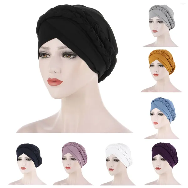 Casquettes de boule couverture tresse chapeau Turban casquette enveloppement tête ethnique pré-attaché cheveux chapeaux Baseball camions indépendants chapeaux pour hommes