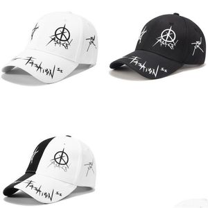 Casquettes De Baseball Correspondant Créatif Pentagramme Graffiti Étudiant De Baseball Jeunes Hommes Et Femmes Le Chapeau De Soleil Printemps Été Cap Drop Delivery Fashio Dhcfw