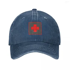 Ball Caps Cross Design Ambulance Baseball Cap Drop Beach Gentleman Hoed Mannelijke Dames