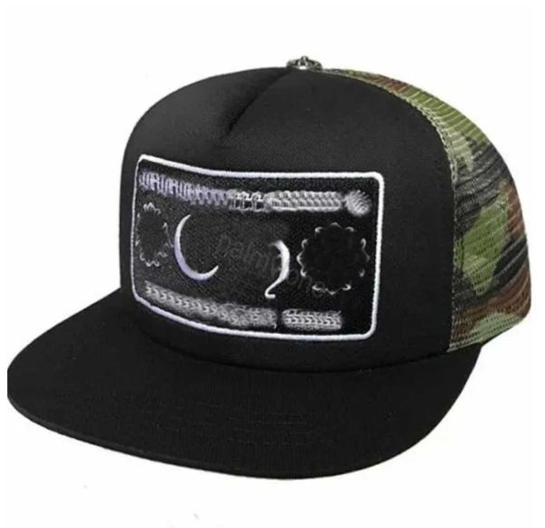 Casquettes de baseball croix fleur casquettes de créateurs coeurs de baseball hommes Snapbacks bleu noir femmes chapeaux de haute qualité marque ch casquette 24ss chrome