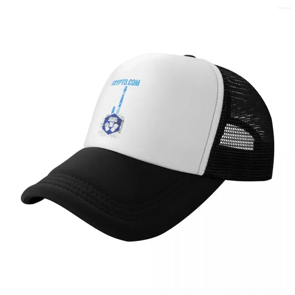 Gorras de bola Crypto Com Moneda con bandera americana Gorra de béisbol Senderismo Sombrero Playa Sol para niños Hombre Mujer