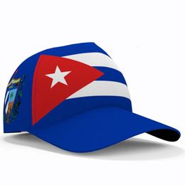 Ball Caps Cuba Baseball Cap Gratis 3D Custom Made Naam Nummer Team Cu Hat Cub Reizen Spaanse natie Ernesto Guevara Vlag Cubaanse hoofddeksel 231118