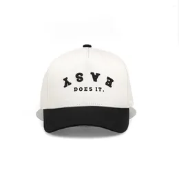 Ball Caps Aangepaste 5 Panel A Frame Stijl Gestructureerd Katoen Hardlopen Sport Baseball Cap Voor Mannen Met 3D Verhoogd Borduurlogo Tweekleurige Hoeden