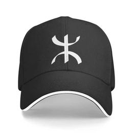 Ball Caps Custom Berber Tifinagh Symbole Baseball Cap Femme Hommes Adult Custom Adult Flag of Amazigh Dad Hat Outdoor T240524