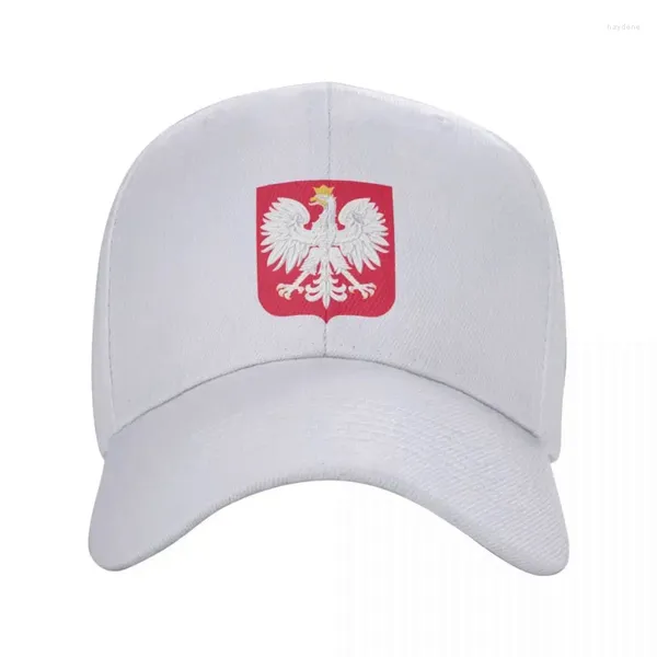 Gorras de bola Escudo personalizado de armas Polonia Gorra de béisbol para hombres Mujeres Sombrero de camionero ajustable Hip Hop al aire libre