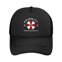 Ball Caps Custom Corporations Corp Baseball Cap Zonwering Dames Heren Verstelbare Paraplu Raccoon City Trucker Hat Lente