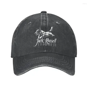 Ball Caps Aangepaste Katoen Grappige Jack Russell Terrier Baseball Cap Sport Mannen Vrouwen Verstelbare Hond Papa Hoed Zomer