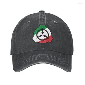 Ball Caps Coton Coton Italie SCP Fondation SCP Baseball Cap Men de base de base ajusté Dada Hat Streetwear