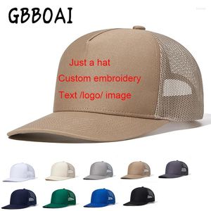 Ball Caps Custom brodery Logo Tamiker Summer Breakable Blank Mesh Baseball Cap Women's Women Text Lettre Richardson Chapeaux