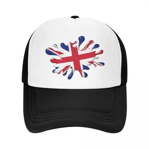 Ball Caps Custom Union Jack Britse Vlag Baseball Cap Hip Hop Dames Heren Verstelbare Trucker Hoed Herfst Snapback