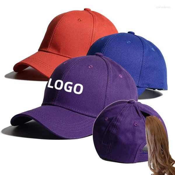 Casquettes de baseball personnalisées avec logo imprimé brodé, tresses personnalisées, cadeau spécial pour petite amie, casquette de baseball noire en coton pour femmes