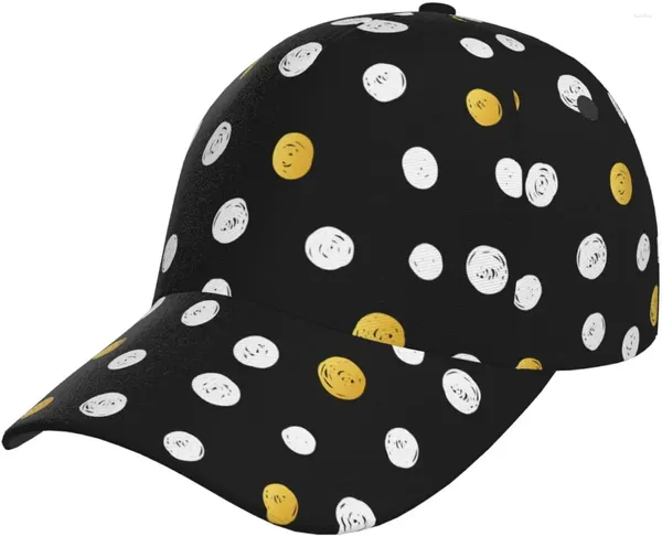 Casquettes de baseball Casquette de baseball à pois mignons pour hommes femmes Chapeau de camionneur réglable Course à pied Sports Randonnée Plage