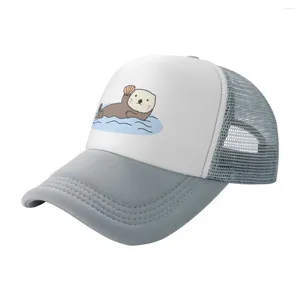 Casquettes de balle Mignon Sea Otter Baseball Cap Gentleman Chapeau Homme Pour Le Soleil Papa Hommes Femmes