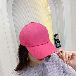 Bal Caps Fietsen Zomer Zonnescherm Soild Kleur Sport Mode Mesh Cross Baseball Cap Koreaanse Stijl Hoed Vrouw