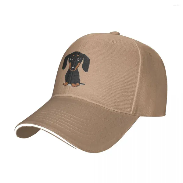 Ball Caps dackshund Baseball Cartoon Dog Dog Streetwear Tamiker Summer Feme Feme Male Tennis Skate Wholesale Design