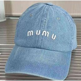 Ball Caps Denim Baseball Cap Dames Hip Hop Hoed Letter Caps Voor Dames Heren Outdoor Zomer Vizier Herfst Casual Snapback Zonnehoed Gorras mm2266