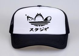 Ball Caps Design Harajuku Hat Cartoon Totoro Spirited Away Baseball No Faceless Man Snapback Hats Women Anime Mesh Trucker CA1891334