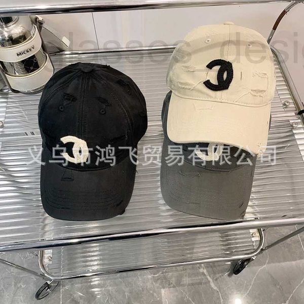 Ball Caps Designer 2023 Xiaoxiangfeng personnalisé personnalisé de baseball usé Hat de baseball Ins Tendy Spring and Automne Soft Top Aaves Asvents Sunshade Duck Tongue 7mk4
