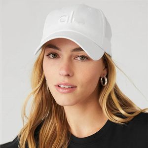 Bola de bolas Diseñador Cap Yoga Béisbol Moda de verano Mujeres versátiles versátiles de cabeza grande