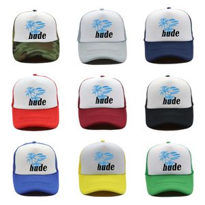 Ball Caps Designer Caps Mesh Baseball Cap Sommer Paar Patchwork Outdoor Sonnenschutz Einstellbare Trucker Hut