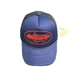 Casquettes de baseball Designer Corteizs Capscrtz Trucker Hat Marque de mode américaine Cruise Line Print Sunscreen Truck Men's Net Red Duck Tongue Noir 55