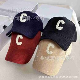 Ball Caps Designer Vroege Lente Nieuwe C-Letter Corduroy Geborduurde Baseball Hoed voor Mannen en Vrouwen Paar Eend Tong hoed ZY6B