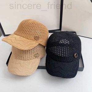 Ball Gaps Diseñador Fashion Hollow Out Hats de béisbol Deisgner Carta Luxury Straw Hat Classic Mens Womens Street Outdoor Dywi