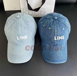 Ball Caps Designer Fashion Letter Baseball Cap Men's Dames Spring Summer Luxe AANPASSEN Design Trendy Brand Retro Denim Caps Casual Q7II