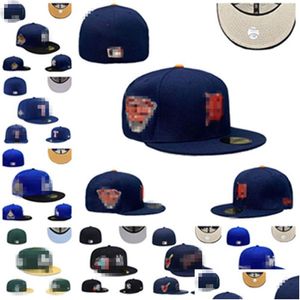 Casquettes de balle Designer Lettre de mode Classique Chapeaux Ajustés Réglable Baskball Mens Chapeau Broderie Adt Plat Peak Pour Hommes Femmes Fl Fermé Dhval